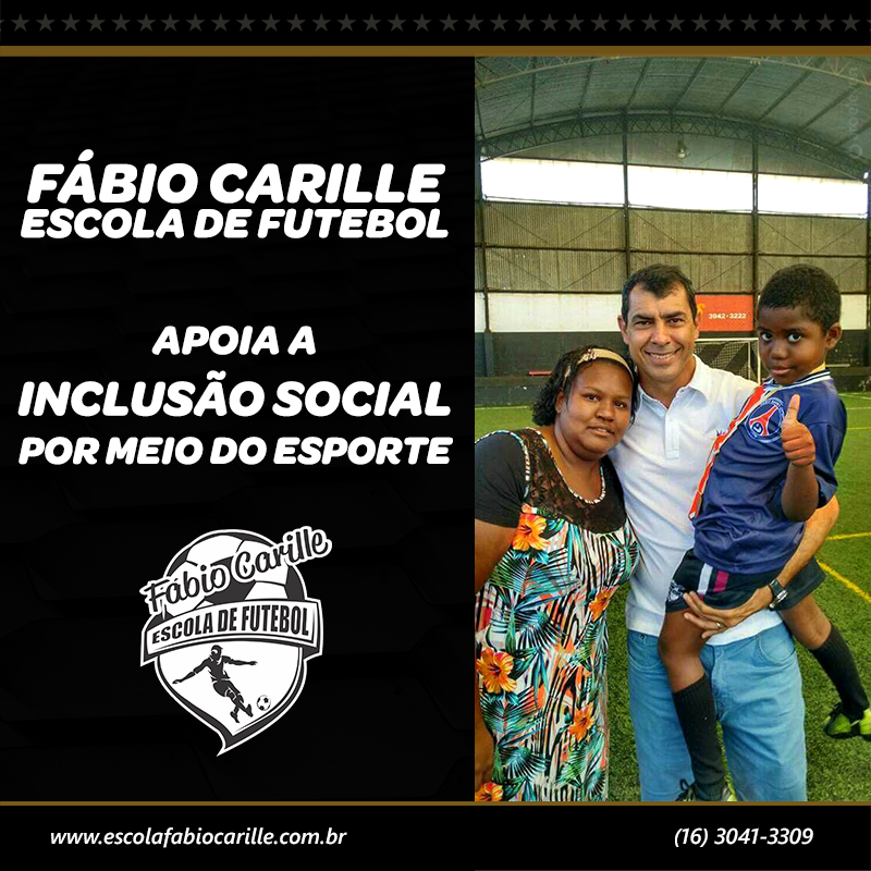 Fábio Carille Escola de Futebol apoia a inclusão social por meio do esporte