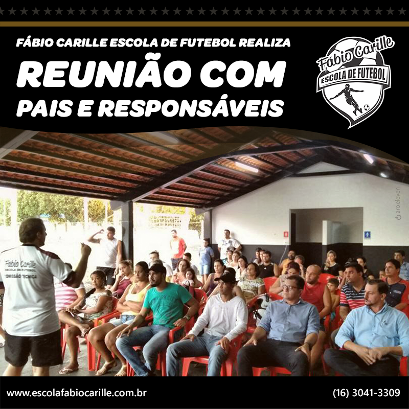 Fábio Carille Escola de Futebol realiza reunião com pais e responsáveis