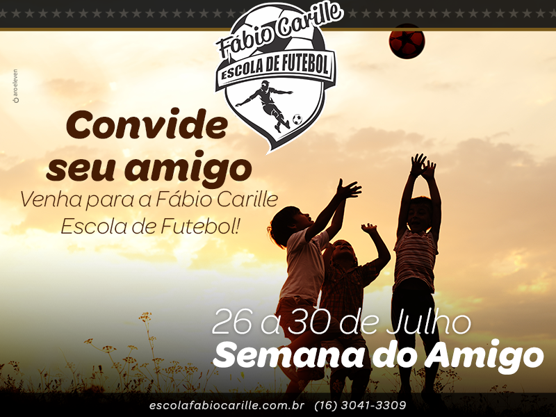 Semana do amigo na Fábio Carille Escola de Futebol