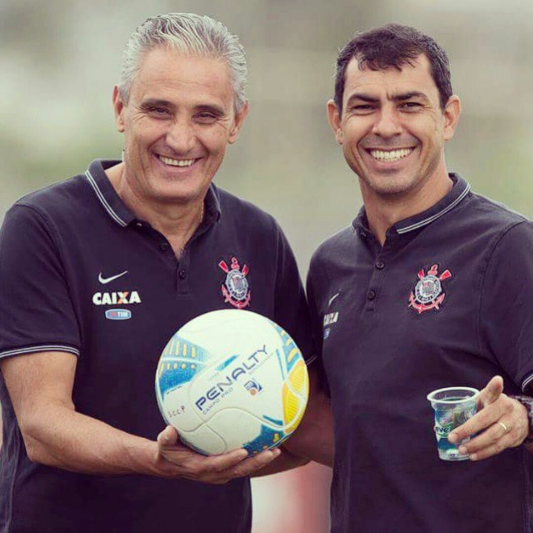 Tite e Fábio Carille